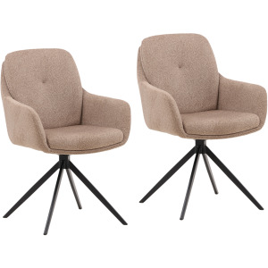 Ravena Dining Chair Set Of 2 Sand