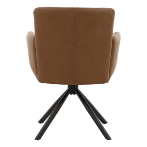 Stefano Dining Chair Set Of 2 Cognac