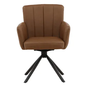 Stefano Dining Chair Set Of 2 Cognac