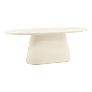 Turell Outdoor Dining Table Ivory
