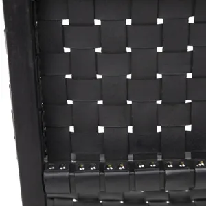 Dale Counter Stool Black Leather Black Frame