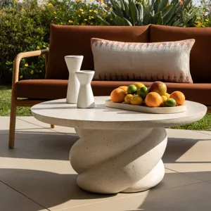 Nidia Outdoor Coffee Table Ivory