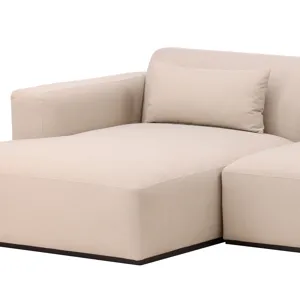 Brooklyn Chaise Sectional Cream