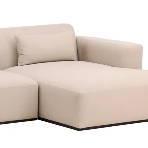 Brooklyn Chaise Sectional Cream