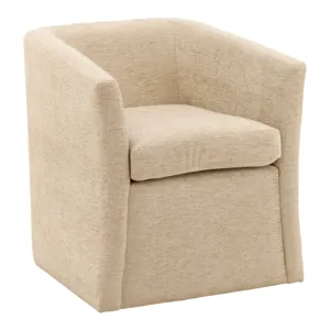 Helga Dining Swivel Chair Sand