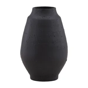 Gannon Vase Black