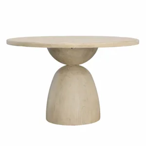 Cabrera Round Dining Table Lt Warm Wash 48