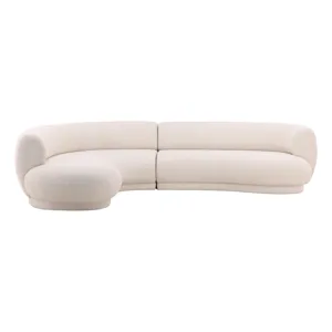 Lake Chaise Sectional Cream C0