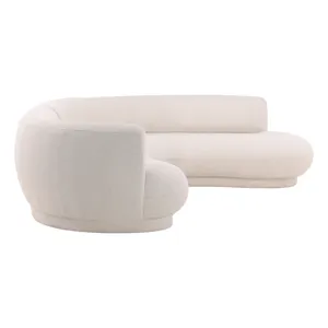 Lake Chaise Sectional Cream C0