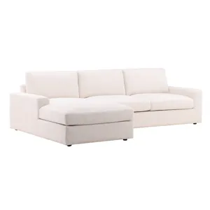 Bryce Chaise Sectional Cream