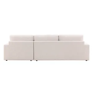 Bryce Chaise Sectional Cream