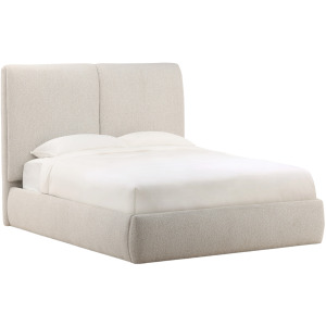 Zully Bed Taupe - Queen