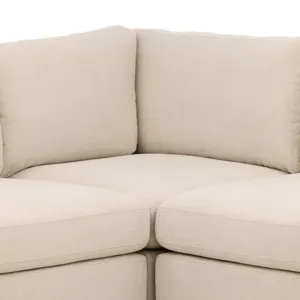 Araceli L-Shape Sectional Oatmeal