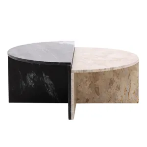 Harrington Coffee Table Set Of 2 Black Cream