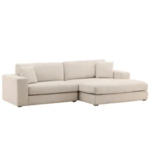 Darina Chaise Sectional Cream