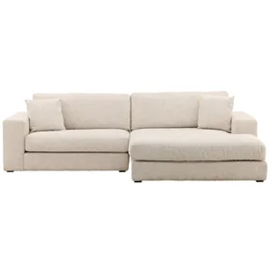 Darina Chaise Sectional Cream