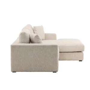 Darina Chaise Sectional Cream