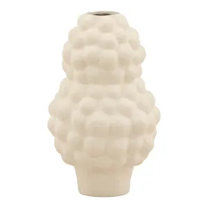 Delphia Vase Ivory