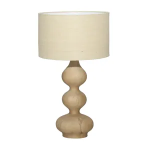 Lynne Table Lamp Natural Brown