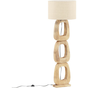 Kelvin Floor Lamp Natural Brown