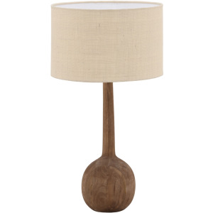 Noa Table Lamp Medium Brown