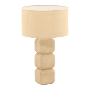 Novalie Table Lamp Natural Brown