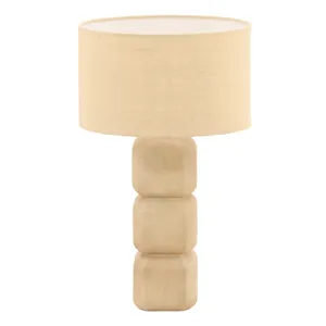Novalie Table Lamp Natural Brown