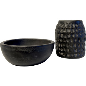 Xiomara Bowl Set Of 2 Black