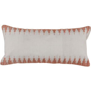Penelope Pillow Terracotta Ivory