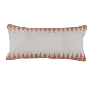Penelope Pillow Terracotta Ivory