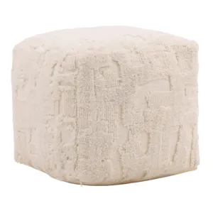 Winter Pouf Ivory