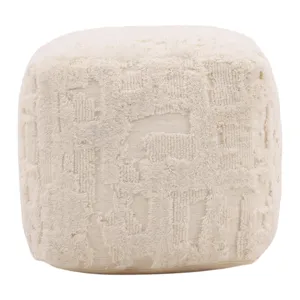 Winter Pouf Ivory