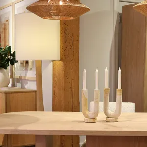 Ambrose Candle Holder Natural