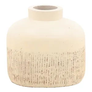 Egan Vase Off White