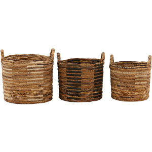 Rook Basket Set Of 3 Natural