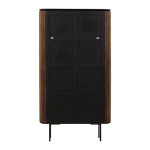 Dabney Glass Cabinet Natural