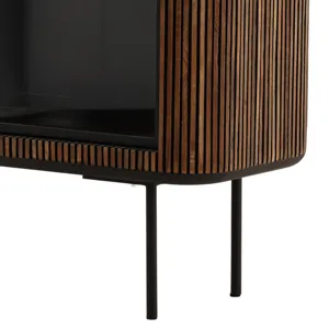 Dabney Glass Cabinet Natural