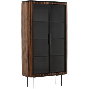 Dabney Glass Cabinet Natural