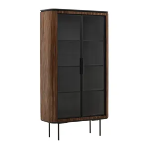 Dabney Glass Cabinet Natural