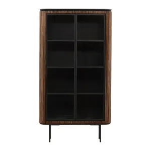 Dabney Glass Cabinet Natural