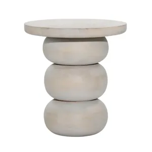 Demetra End Table White