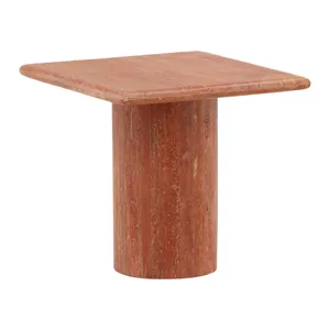 Selena Side Table Natural Red Medium