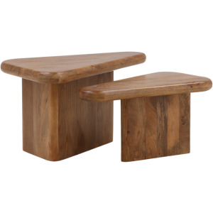 Sansa Coffee Table Set Of 2 Brown