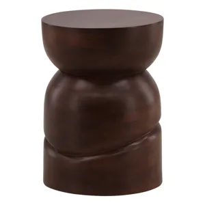 Kadin Side Table Dark Brown