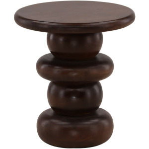 Vianne Side Table Dark Brown