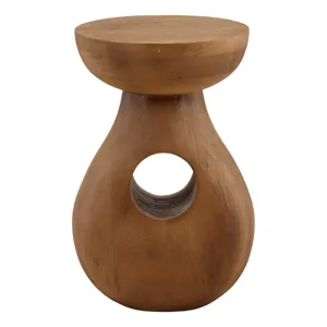 Celadine Side Table Brown