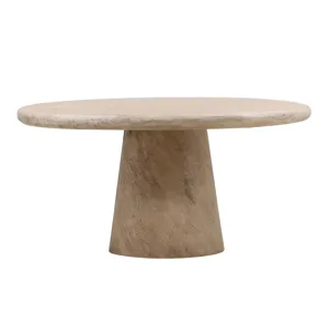 Marci Dining Table Weathered Natural Round