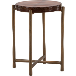 Jovanna Side Table Rust