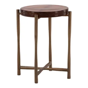 Jovanna Side Table Rust