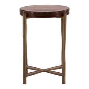 Jovanna Side Table Rust